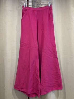 Midnight Sky Wide Leg Pink Women's Pants